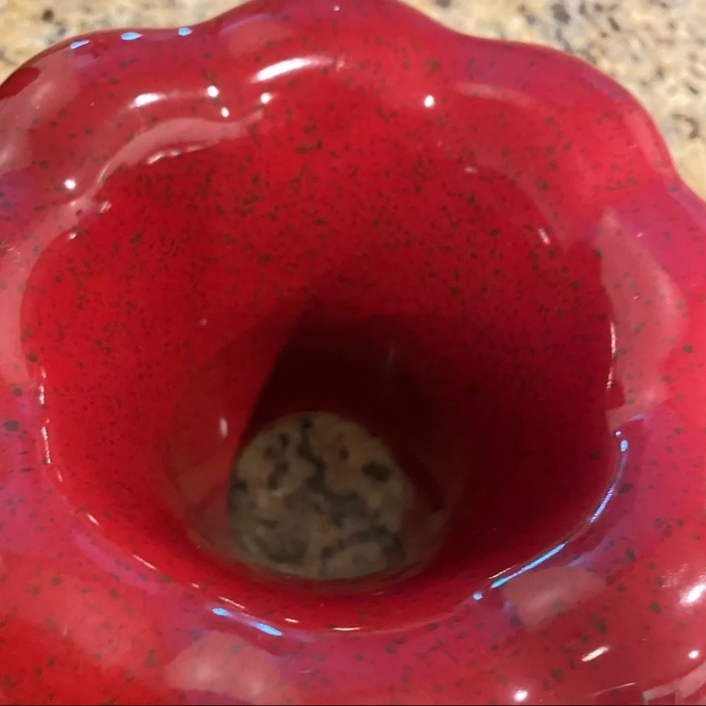 Paula Deen Farmhouse Red Rooster Stoneware Bundt